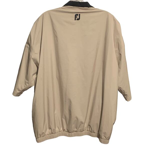 Men's L DRYJOYS by FootJoy Short Sleeve Golf Pullover Rain Windbreaker Jacket - Picture 8 of 8